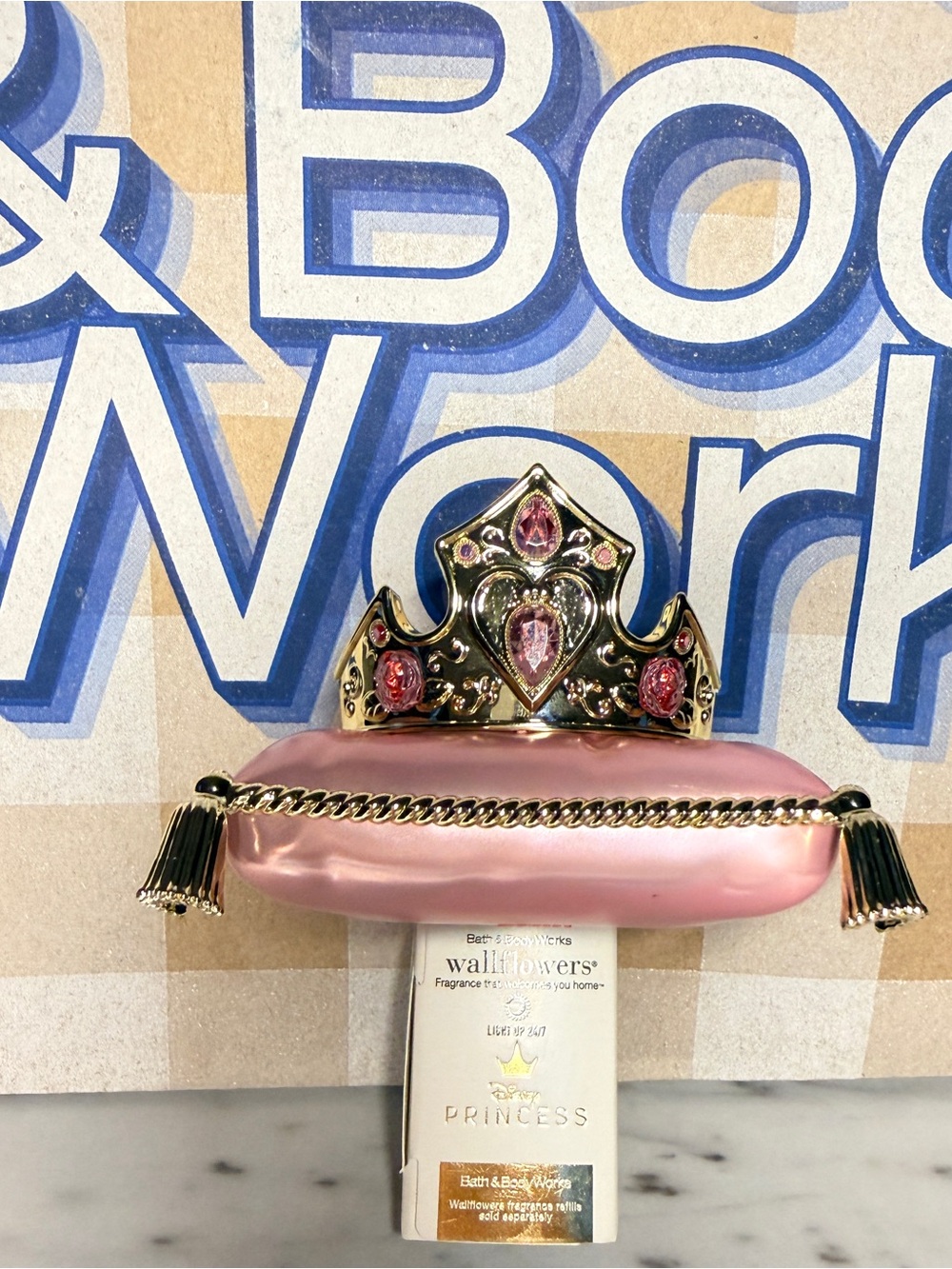 ✨ Bath & Body Works Disney Princess Aurora Tiara Wallflower Plugin Nightlight ✨